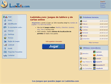 Tablet Screenshot of ludoteka.com